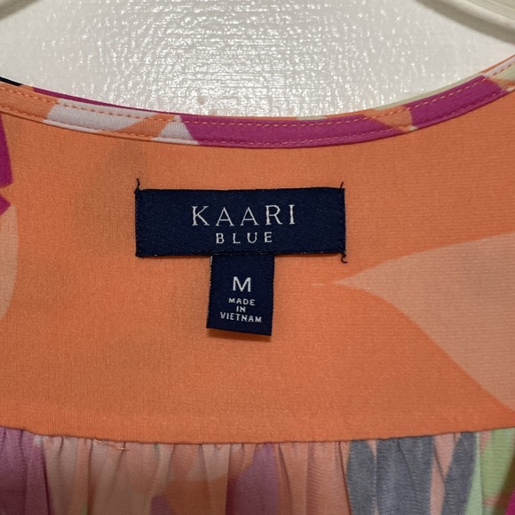 Kaari Blue Floral Romper - Picture 2 of 6